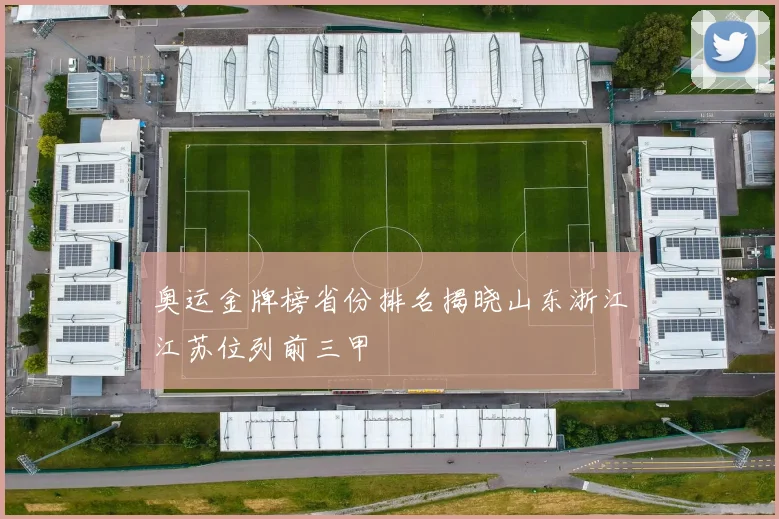 奥运金牌榜省份排名揭晓山东浙江江苏位列前三甲