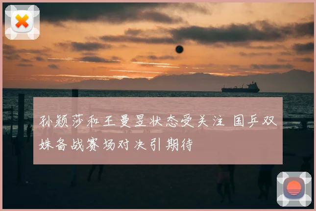 孙颖莎和王曼昱状态受关注 国乒双姝备战赛场对决引期待